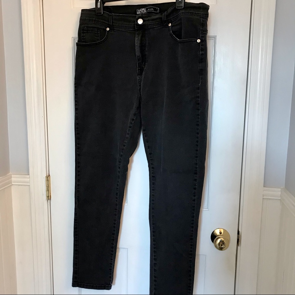 U-51 jeans black stretch size 18